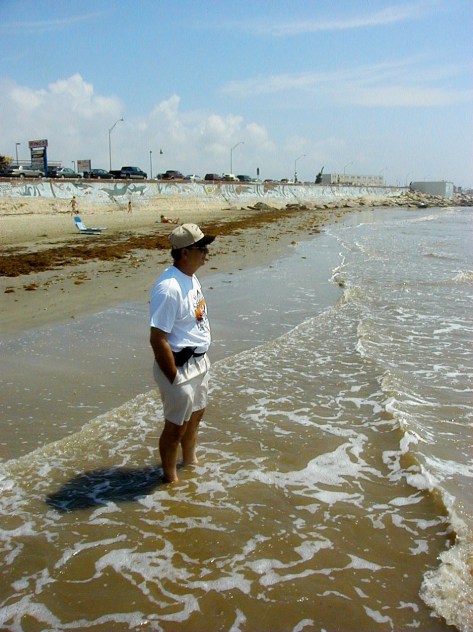 cliff galveston beach