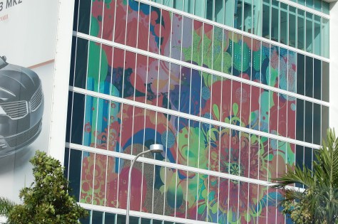 The wall of a building in South BeachPhoto by Barbara Mattio