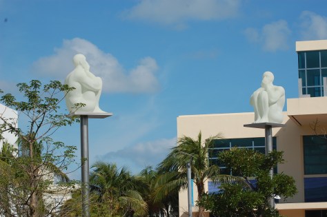Sculpture outside the Bass MuseumPhoto by Barbara Mattio