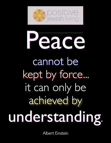 Understanding promotes peace