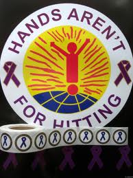 Hands were made for hugging and not for hitting.