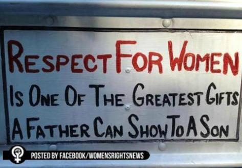 There is a lack of respect for women in America