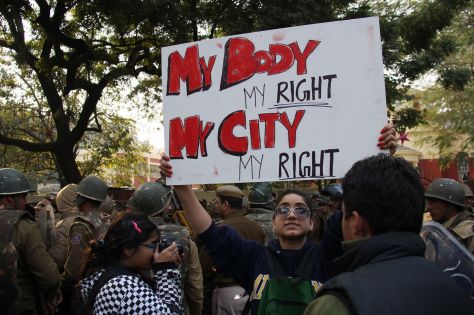 Protesting who owns a woman's body