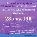 Thank you Congress for keeping all women safe