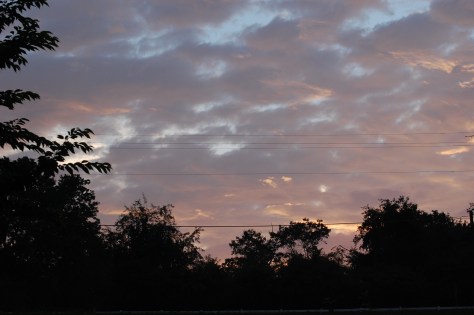Blue Ridge Mountain twilight. Photograph copyrighted by Barbara Mattio