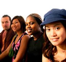 A group of yound adults