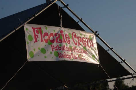 Booth set up by Fabulous Floozies