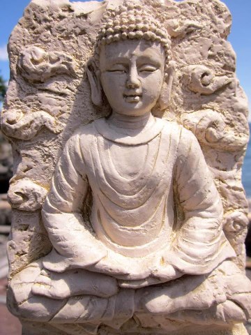 Sitting in meditation