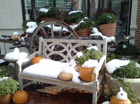 This weekend there was snow on the east side of Cleveland. Photograph taken and copyrighted 2013