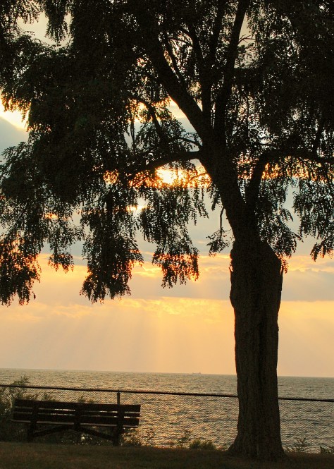Sunset at Lake Erie