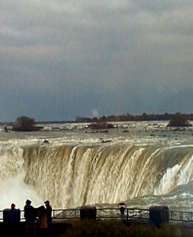 Niagara Falls Horseshoe Falls. Photograph taken and copyrighted 2002 by Barbara Mattio.