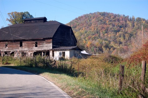 Old tobacco barn where tobacco was dried. Leiester, NC. Photogrtaphed and copyrighted 2007.