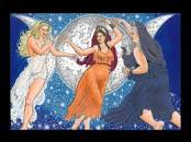 The triple goddess is maid, mother and crone.