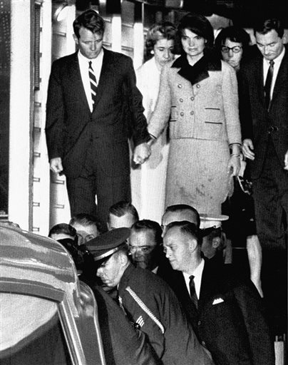Robert Kennedy with Jackie