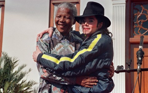 Nelson Mandela and Michael Jackson