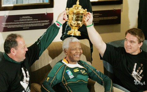South Africa and Rugby team after winning rugby award