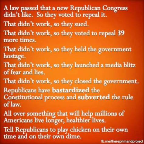 The House of Representives and their actions