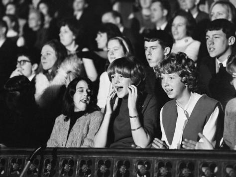 American teens in audience