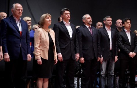 Croatian government officials at Social Democrats conference Saturday 22 February 2014 Photo: Marko Prpic/Pixsell