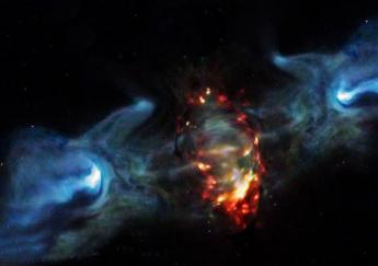 X-Ray Telescope captures 'Hand of God' in Space