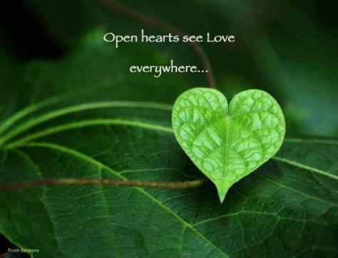 Open hearts and open minds are what the people need
