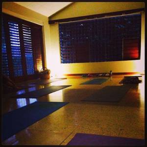 The lovely practice space, evening time. (Photo: Facebook)