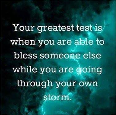 What is in your heart is shown when you can show kindness and empathy when you are stressed.