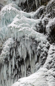 Frozen Falls in the Columbia Gorge