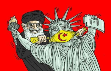 gagged statue of liberty Capture