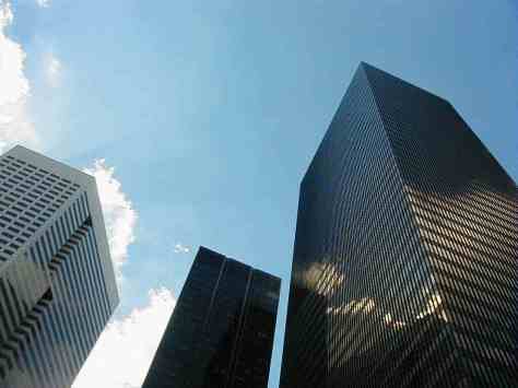 Downtown Houston . Photograph taken and copyrighted by Barbara Mattio 2000