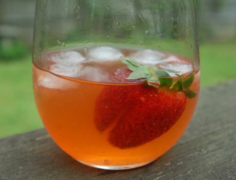 These strawberries are not quite in season