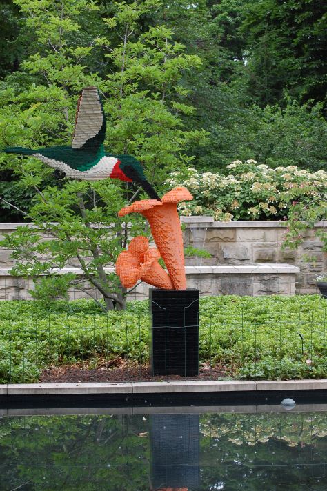 Lego sculpture. Photographed and copyrighted by Barbara Mattio 2014