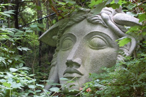 Sculpture of Medusa. Photographed and copyrighted by Barbara Mattio 2014