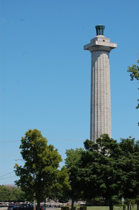 A battle in the War of 1812 was fought in the waters around the island. The tower is a monument to Commodore Perry who fought on the ship, The Niagara
