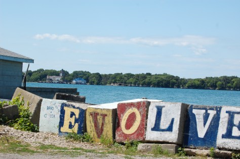 One of the break walls. Photographed and copyrighted by Barbara Mattio 2014