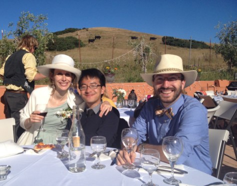 Bridesmaid and friends