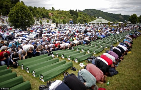 19 Anniversary of Srebrenica Genocide Photo: Reuters
