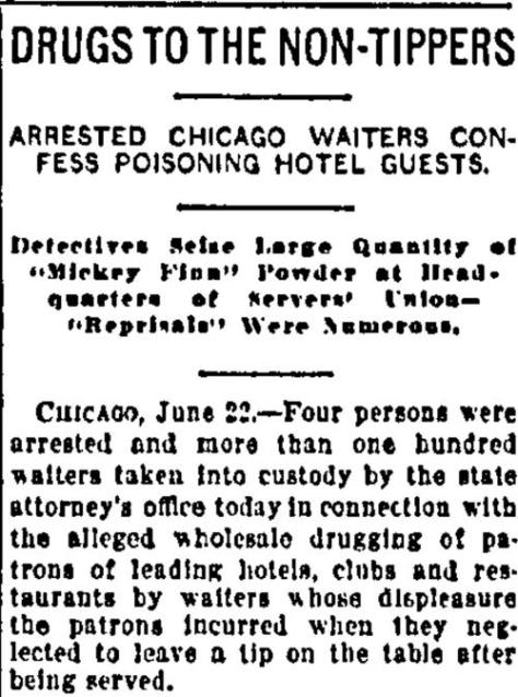 Mickey Finn Newspaper article chicagoreader