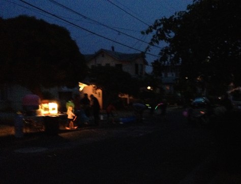 Neighbors at play on National Night Out