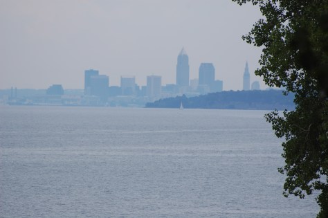 Cleveland skyline from Huntington Beach.