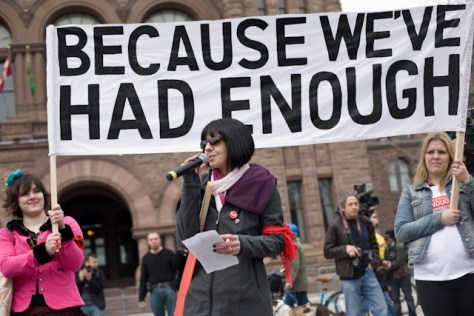 Because we have had enough!