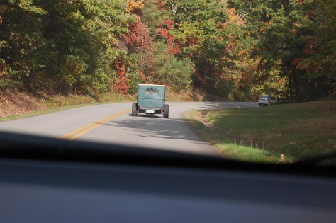 Antique truck out for a ride. Photograph and copyright by Barbara Mattio 2015