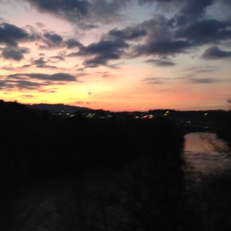 Spring Mountain sunset Photograph and copyright by Barbara Mattio, 2016