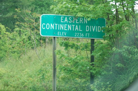 The Eastern Continental Divide. Photograph and copyright by Barbara Mattio, 2016