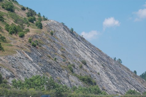 Some mountainsides are rock. Photograph and copyright by Barbara Mattio, 2016