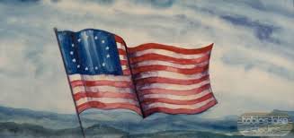 Flag of the First 13 colonies of America