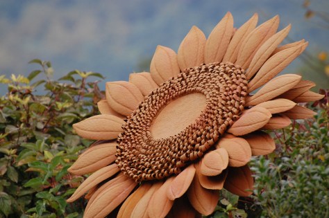 Art for the garden is whimsical. Photograph and copyright by Barbara Mattio, 2016