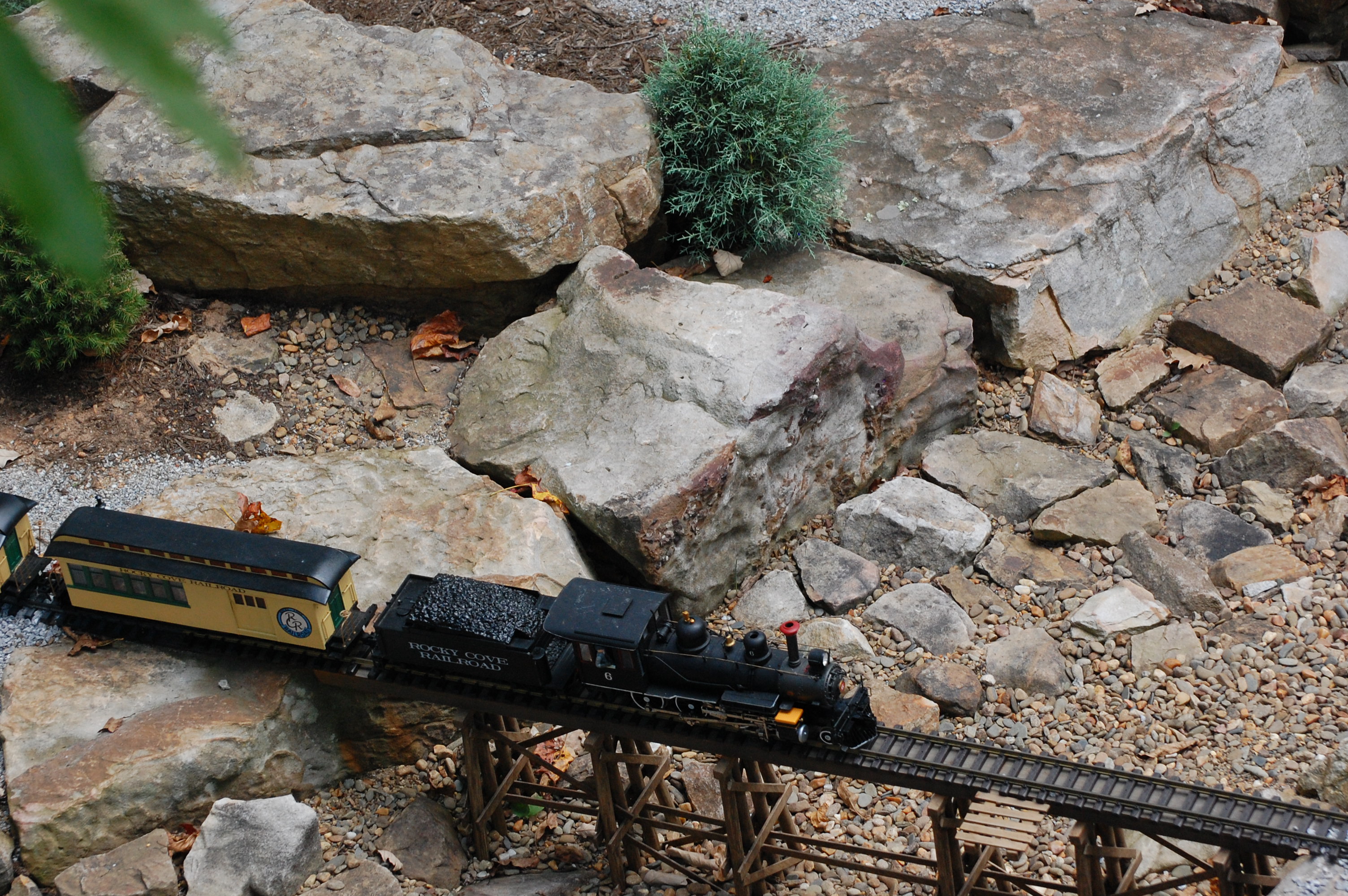 O gauge train photograph and copyright by Barbara Mattio, 2016
