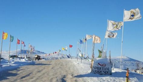 The remaining activists are grappling with plunging temperatures that make conditions more difficult at the protest camp in Cannon Ball, North Dakota, December 14, 2016. Picture taken December 14, 2016. REUTERS/Valerie Volcovici